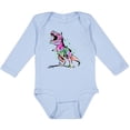 thumbnail image 3 of Inktastic Graffiti Paint Splatter T-Rex Boys or Girls Long Sleeve Baby Bodysuit, 3 of 5