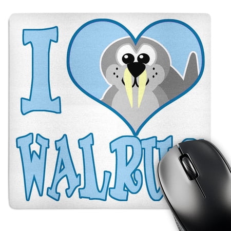 3dRose  I Heart Love Walrus Cartoon  MousePad price history on PriceWatchPro