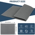 thumbnail image 4 of 2 Pack Dish Drying Mat for Kitchen , Microfiber Dishes Drainer Mats , Home Dish Drying Pad for Dishes and Glassware,15" x 20" ,Gray, 4 of 13