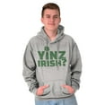 thumbnail image 5 of Yinz Irish Funny St Patrick's Day Hoodie Sweatshirt Women Men Brisco Brands S, 5 of 6
