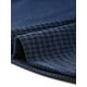 thumbnail image 5 of INSPIRE CHIC Blusa de Cuello Barco de Cuadros para Mujer con Manga 3/4 en Azul Real, 5 of 6