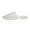White, variant on HBGVBA Womens Beach Slippers Versatile Rhinestone Round Toe Mule Flat Sole Summer Casual Comfortable Shoes 37