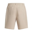 thumbnail image 4 of Gamivast Cargo Shorts for Men Hiking Quick Dry Outdoor Utility Shorts with Zipper Pocket Elastic Waist Belt Loops Lightweight Fishing Travel Tactical Work Shorts Beige L, 4 of 6