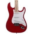 thumbnail image 6 of GST Maple Fingerboard Electric Guitar Bag Shoulder Strap Pick Whammy Bar Cord Wrench Tool Red, 6 of 12