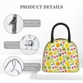 thumbnail image 4 of Salouo Avocado And Pineapple for Insulated Lunch Bag for Women/Men - Leakproof Cooler Tote Bag Organizer - Reusable Lunch Box for Office Picnic Hiking Beach-One Size, 4 of 6