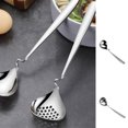 thumbnail image 3 of Stainless Steel Soup Ladle Kitchen Long Handle Serving Soup Spoon Home Restaurant Tableware, 3 of 9