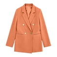 thumbnail image 5 of Ynynloco Blazers for Women Business Casual Long Sleeve Button Down Open Front Suit Jacket Dressy Work Blazer with Pockets Winter Fall Outfits, 5 of 5