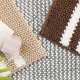 thumbnail image 3 of Bathroom Rug Non-Slip Super Absorbent Extra-Soft Striped Toilet Bath Mat Entry Door Carpet Room Decoration, 3 of 5