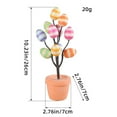 thumbnail image 3 of Wmkox8yii Easter Creative Spotted Eggs for Flower Pot,Easter Egg Plant for Easter Party Decorations Easter Potted Plant,Artificial Easter Eggs Plant Potted Flower Egg Spotted Eggs, 3 of 5