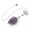 Amethyst, variant on 5pcs Quartz Drop Faceted Gem Pendulum Pendant Energy Chakra Reiki Healing Amulet-Mix color