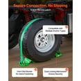 thumbnail image 5 of Wheel Chock Tie Down Kit with Buckle 4380 lbs Break Strength 1460 lbs Working Load for Motorcycle ATV UTV Trailer Car E Hooks, 5 of 6