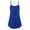 Blue, variant on YanHoo Women's Casual Dresses Spaghetti Strap Sling Vest Dress Buttons V Neck Loose Tunic Dress