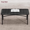 thumbnail image 3 of Eastvita 4-Person Dining Table Set Kitchen Table with Upholstered Chairs/Bench/Rectangular Set for Small Space Apartment/Home Studio in Rustic Grey, 3 of 6