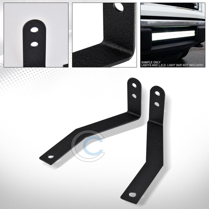 Velocity Concepts Textured Black Bumper Mount Brackets Kit For 30" Led Light Bar Frc 0914 Ford