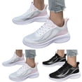 thumbnail image 6 of Sopiago Women Shoes Women's Shoes Sport Sneakers Lightweight Casual Walking Shoes Breathable Mesh Black,39, 6 of 6