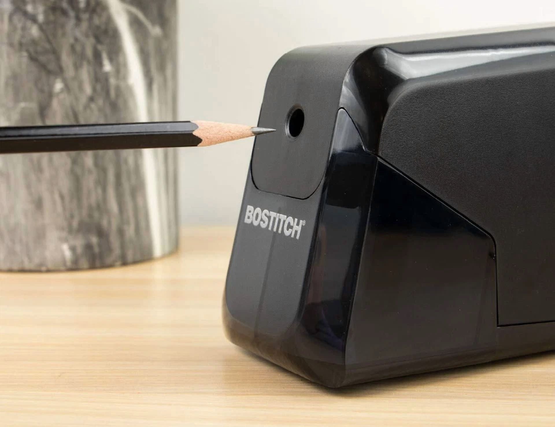 CRESTIN- Battery Powered Black Pencil Sharpener With Hhc Cutter Technology For Longer ...