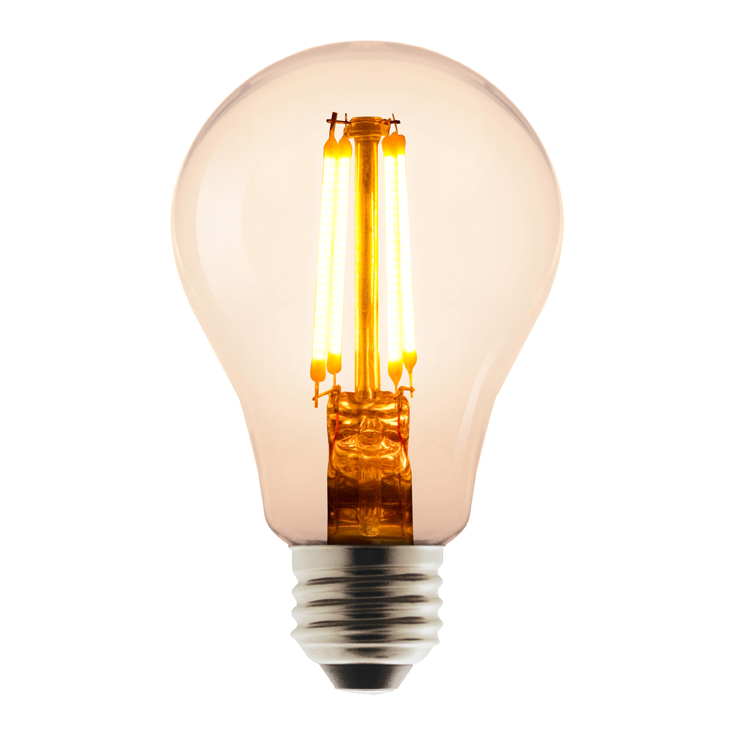 Better Homes & Gardens LED Vintage Light Bulb, A15 40W Amber Classic Filament, E26, Dim - 4 Pk