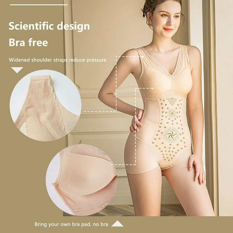 XZHGS Lingerie See Through Dress Women Body Shaping Bodysuit Full
