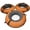Orange, variant on Bradley Pack of three Bradley heavy duty tubes for floating the river; Whitewater water tube; Rubber inner tube with cover for river floating; Linking river tubes for floating the river; river raft tu