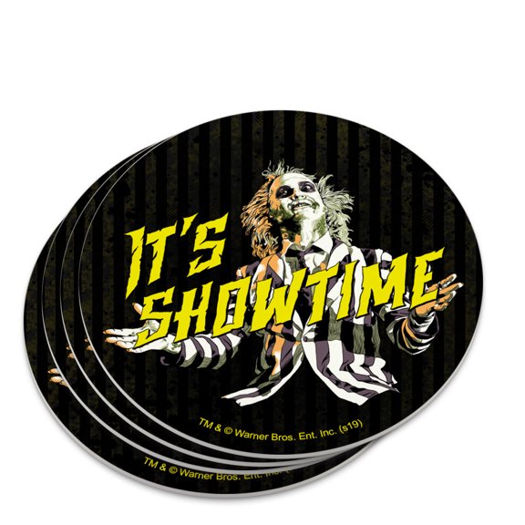 Beetlejuice It's Showtime Novelty Coaster Set
