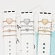 thumbnail image 4 of Juego de abalorios para reloj Apple Watch Series 9, 8, SE, 7, 6, 5, 4, 3, 2, 1, anillo decorativo, 1 Juego, 4 of 4