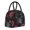 Black, variant on Horeoi Rose Full Moon Black Wolf Pattern Large Insulated Lunch Bag for Work, School, Picnic - Waterproof, Durable Oxford Cloth, Comfortable Handle-Light Grey