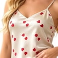 thumbnail image 5 of Stamzod Satin Pajama Sets for Women 2 Piece Camisole Tops Long Pants Lounge Sets Cute Womens Pajamas Matching Sets, 5 of 5