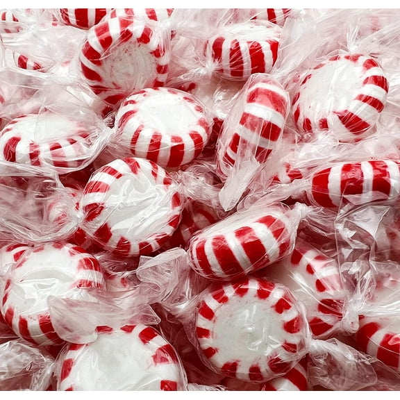 Starlight Mints - 2 Pound Bulk Pack (180 Count) - Peppermint Hard Candy - Old Fashioned Candy for Office Bowls, Holiday Buffets and Gifting - Festive Mints