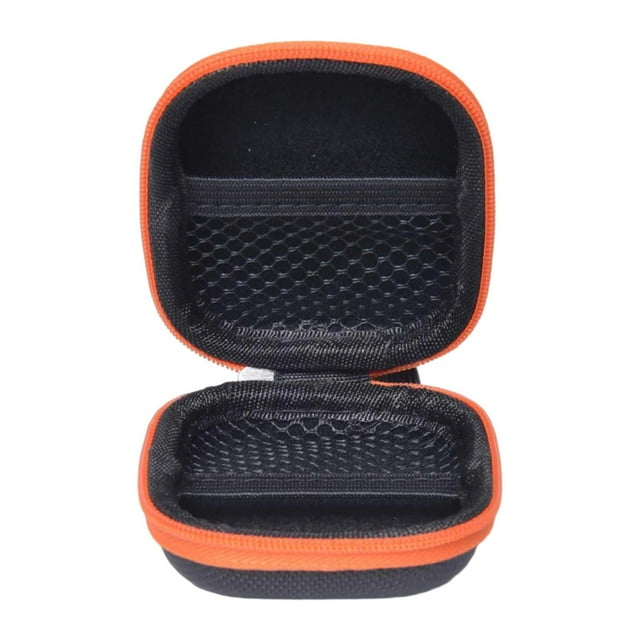 MERIGLARE Essential Oil Carrying Case Dustproof Hold 6 Bottles 5ml Rollers Carry Pouch Orange
