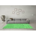 thumbnail image 3 of Ahgly Company Indoor Round Abstract Emerald Green Contemporary Area Rugs, 8' Round, 3 of 4