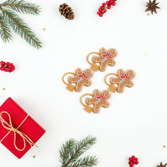 Nicehomfit 4Pcs Brown Silicone Straw Lid Covers Strong Straw Caps for Drinkware Protection