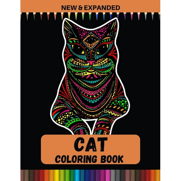 Cat Coloring Book (New & Expanded) : Best Coloring Gifts for Adult (Paperback)