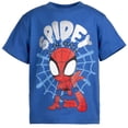 thumbnail image 6 of Marvel Spidey and His Amazing Friends Toddler Boys' Short Sleeve T-Shirt 4-Pack Avengers Black Green, 6 of 7