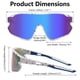 thumbnail image 5 of Gafas de sol FEISEDY B4064 unisex para jóvenes UV400 para béisbol, 5 of 7