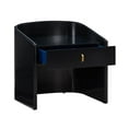 thumbnail image 4 of Collins Black Lacquer Nightstand, 4 of 7