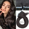 thumbnail image 2 of SEGO Human Hair Tape In 100% Human Hair Extensions 20Pcs 50g/pack Straight Seamless Skin Weft Full Head Double Sided Tape Hair, 2 of 9