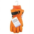 thumbnail image 2 of Hudson Baby Unisex Snow Gloves, Orange, 12-15 Years, 2 of 3