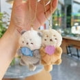thumbnail image 7 of Plush Keychain, 2pcs/set Magnetic Otter Keychain Korean Style Cartoon Couple Pendants Cute Animal Keyring Bag Charms Car Key Accessories For Women, 7 of 7