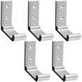thumbnail image 1 of 5 Piezas Ganchos Plegables Ganchos para Toallas de Pared Ganchos para Ropa Ganchos Plegables de 90° Hechos de Aluminio Macizo con Tornillos de Acero Inoxidable Adecuados para Vestuarios, Baños, Cocin, 1 of 5