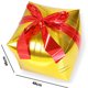 thumbnail image 4 of Globo de película de aluminio en forma de caja de regalo para decoración de cumpleaños de boda dorado, 4 of 6