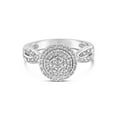 thumbnail image 2 of Keepsake 1/3ctw Diamond 10kt White Gold Double Halo Engagement Ring (H-I, I2), 2 of 2