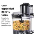thumbnail image 3 of Procesador de Alimentos Hamilton Beach Stack & Snap 12 Tazas | Disco Reversible + Cuchilla Sin BPA, 3 of 8