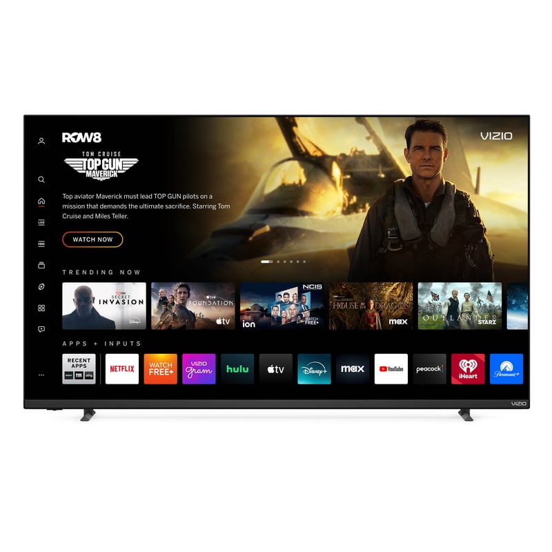 VIZIO 50" Class Quantum Pro 4K QLED HDR 120Hz Smart TV (Online Only) M50QXM-K01 front and back view