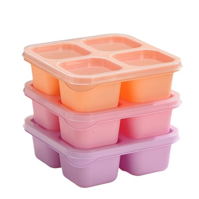 INS Stacked Divider Lunch Box Set Snack Bento Box Microwave Adult Travel Bento Box