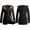 Black, variant on Women’s and Plus Long Puffer Coat Fashion Womens Warm Faux Coat Jacket Winter Leopard Long Sleeve Outerwear