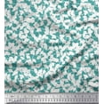 thumbnail image 1 of Soimoi Japan Crepe Satin Fabric Branch & Leaves Artistic Printed Fabric 1 Yard 42 Inch Wide, 1 of 1