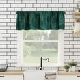 thumbnail image 2 of Green Palm Valances Curtains Palm Golden Leaves Tropics Plant Nature Windows Short Curtain Valance for Kitchen Bedroom Bathroom Decor with Rod Pocket, One Panel 54X18 Inches, 2 of 6