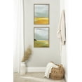 thumbnail image 6 of Kate and Laurel Sylvie Golden Root Lake I and II Framed Canvas Wall Art Set by Nikita Jariwala, 2 Piece Set 18x24 Natural, Soft Abstract Prairie Landscape Art for Wall Decor, 6 of 6