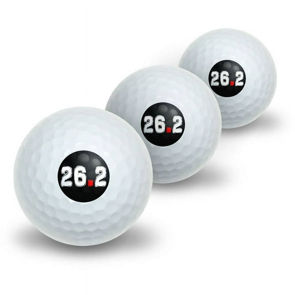 Graphics and More Golf Balls, 3 Pack