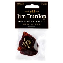 Dunlop Celluloid Classic Guitar Picks 1 Dozen Shell Medium